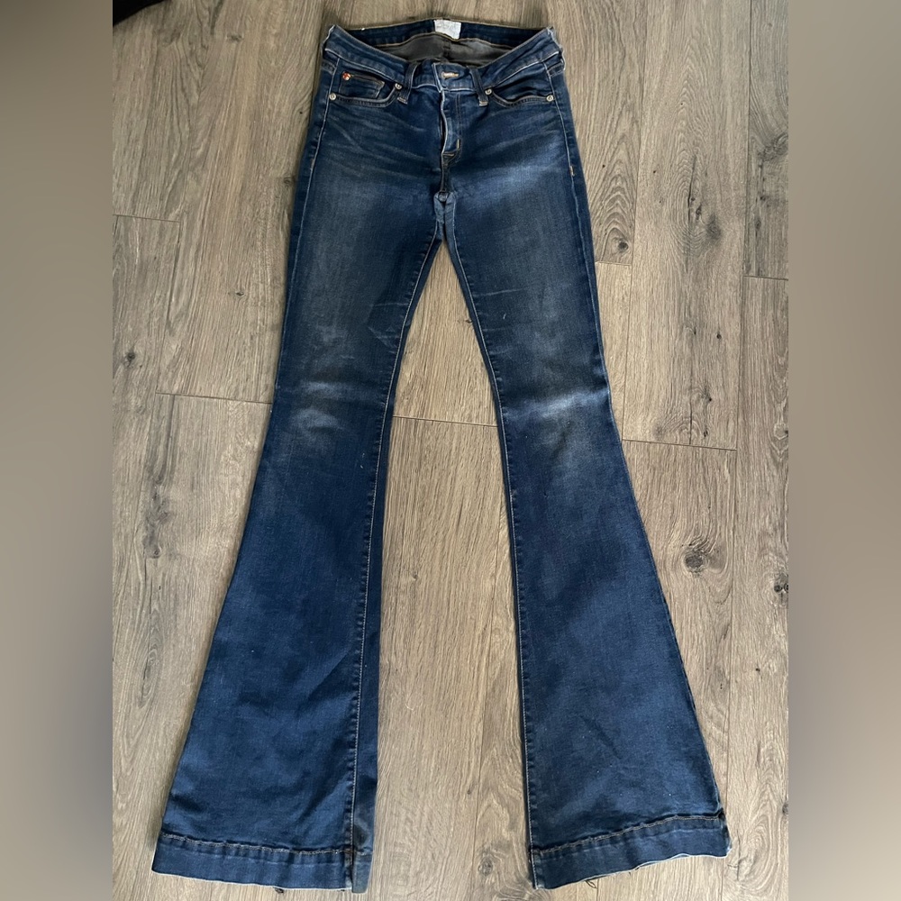 Hudson Ferris Flap Flare jeans.  Size 25/35.